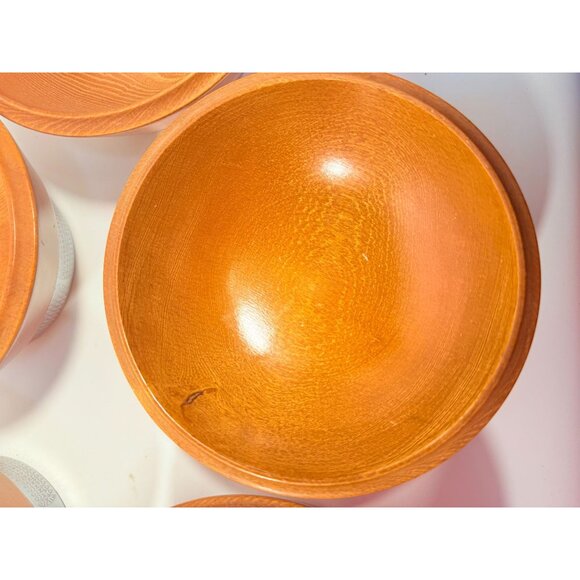 Teak Wood and Chrome Salad Bowl Set Hellerware Mid Century Vintage Retro Collect - Picture 10 of 16